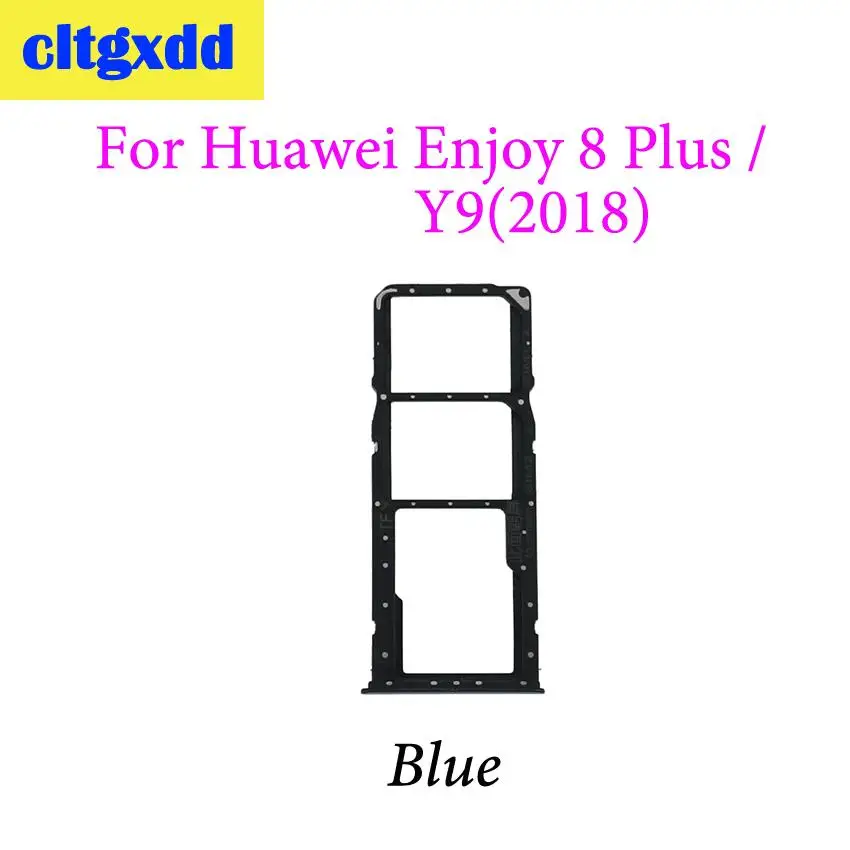 Cltgxdd новый лоток для sim карты и Сменные Запчасти лотков SIM/Micro SD Huawei Y9 (2018)/Enjoy 8