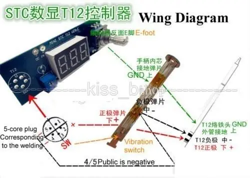 Цифровая паяльная станция наборы контроллеров температуры для рукоятки HAKKO T12|kit