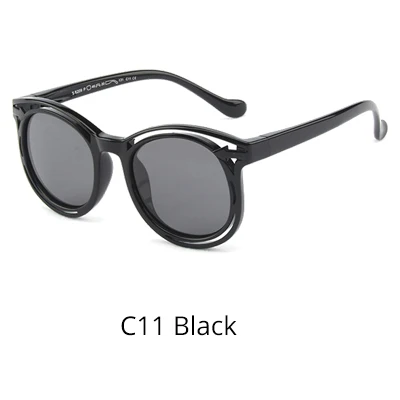 C11 Black Ralferty небьющиеся очки Детские поляризованные новые TR90 для мальчиков и девочек детские солнцезащитные очки UV400 очки детские оттенки K8209 - Цвет линз: C11 Black