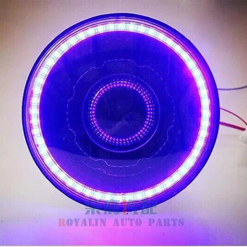 ROYALIN 7 &quotдля 07-15 Jeep Wrangler JK фары без ошибок с автомобильными DRL Hi/Lo Q5 Биксеноновые