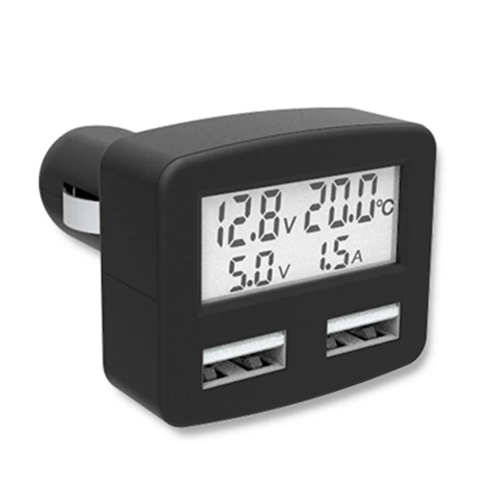 Универсальное 5 в 1 3 А автомобильное зарядное устройство DC двойной USB