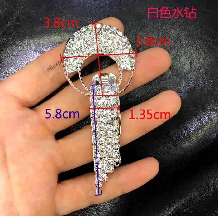 Серебристый металл комбинированный кнопка на застежке с прозрачной серого цвета