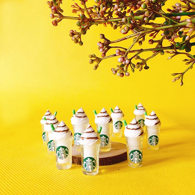 10 шт. Frappuccino/миниатюры искусственные напитки чашки/Искусственные бутылки/Сказочный Садовый Гном/Декор террариума/Декор кукольного дома
