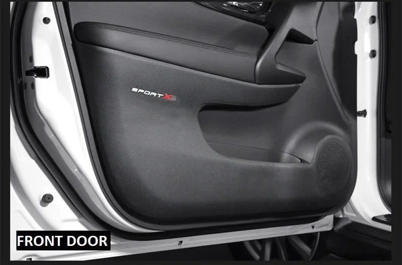 Кожаные двери Anit-kick протектор автомобиля Наклейка для Nissan Xtrail X Trail T32 аксессуары для стайлинга автомобилей
