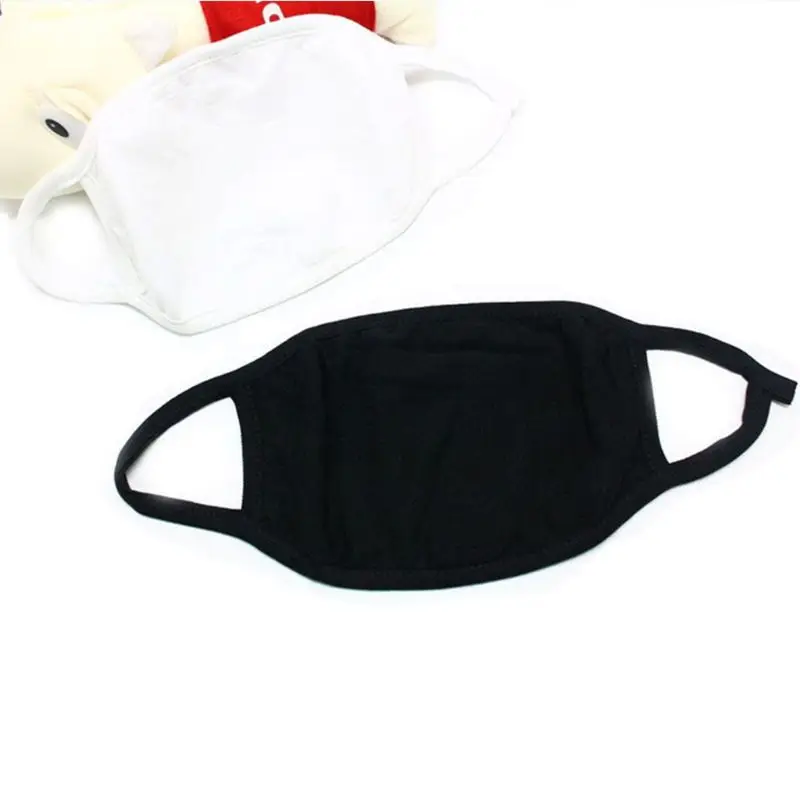 Маска для лица двухслойная унисекс модал хлопок пылезащитная одноразовая с