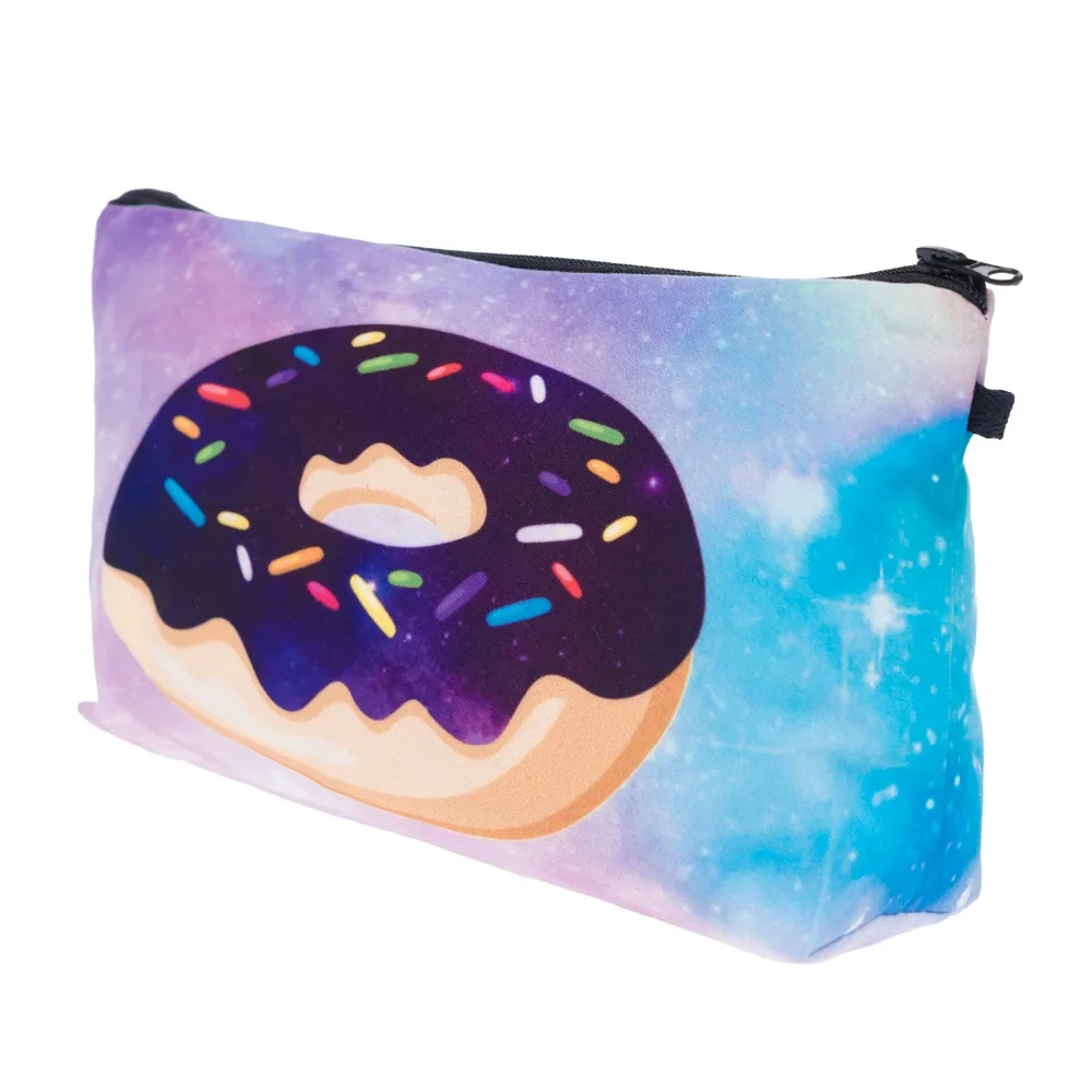 Косметичка Who Cares donut с 3D принтом модная косметичка дамские сумки женская | Багаж и