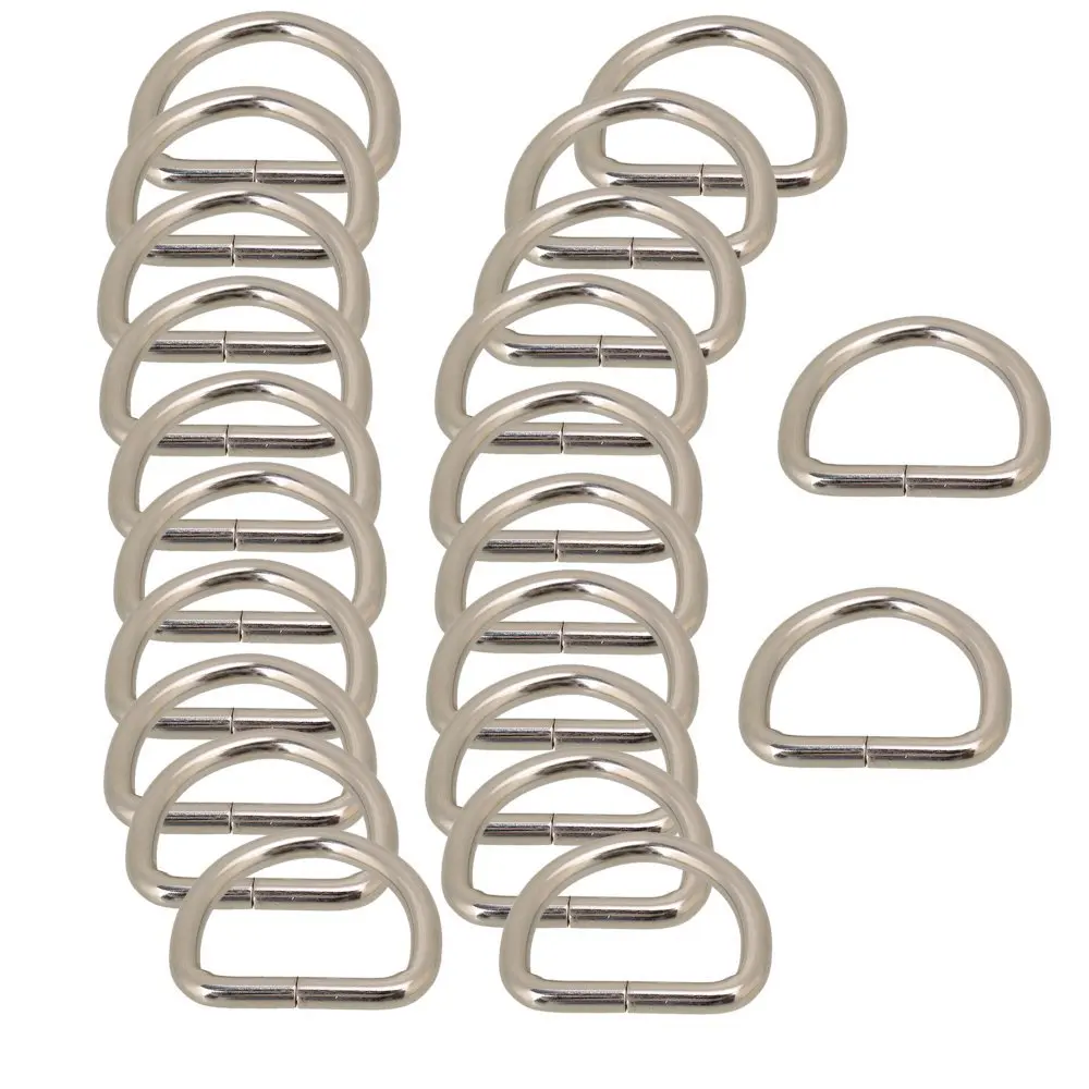 2 5 см металлическое кольцо в виде буквы D форме пряжки ремня для сумки кошельки