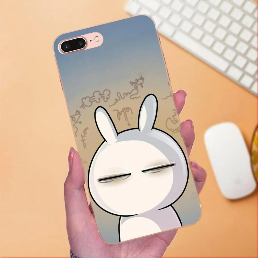 Животные кролик тигр обезьяна сделай сам для Apple iPhone 4 4S 5 5C 6 6S 7 8 Plus X XS Max XR мягкий