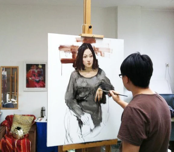 Художественная картина маслом на заказ портрет с фотографий 100% ручная роспись