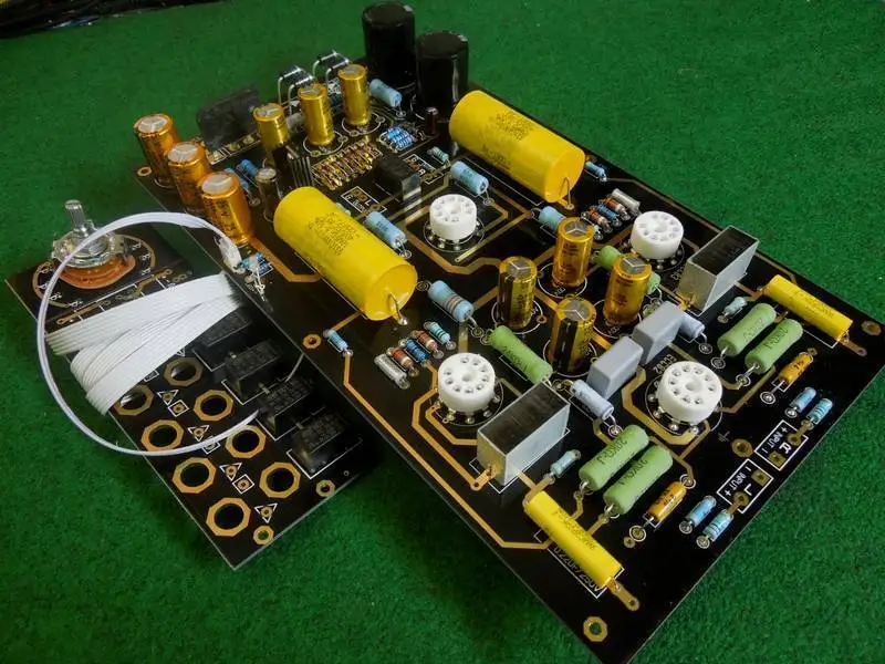 Известный канал SL 12AU7 12AX7 ламповый предусилитель доска поиск Чжи|tube preamplifier|preamplifier