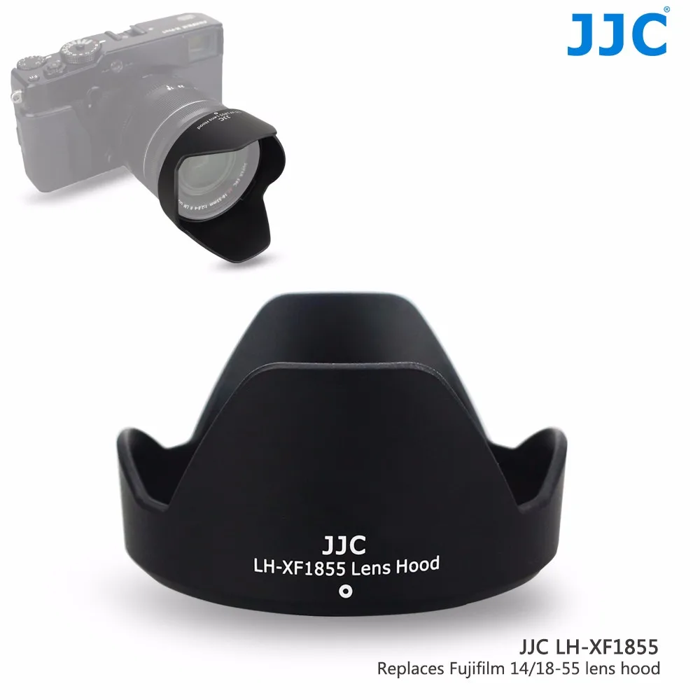 JJC черная бленда объектива камеры для FUJINON XF14mm F2.8 R/XF18-55mm F2.8-4 R LM объектив ois
