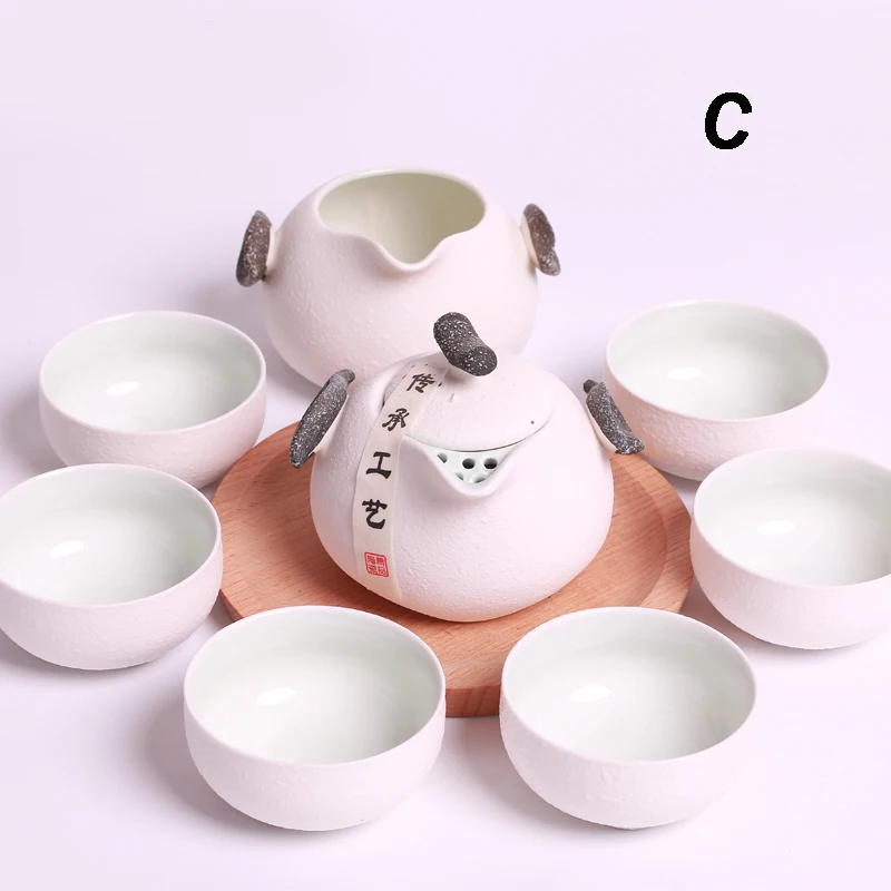 Shinetea снег глазурь керамика кунг-фу фарфор чай комплект горшок супница подарок