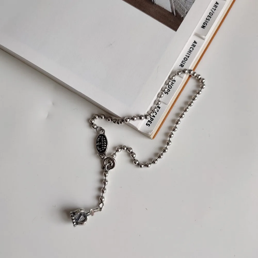 Браслет из стерлингового серебра 925 пробы персональный модный браслет с