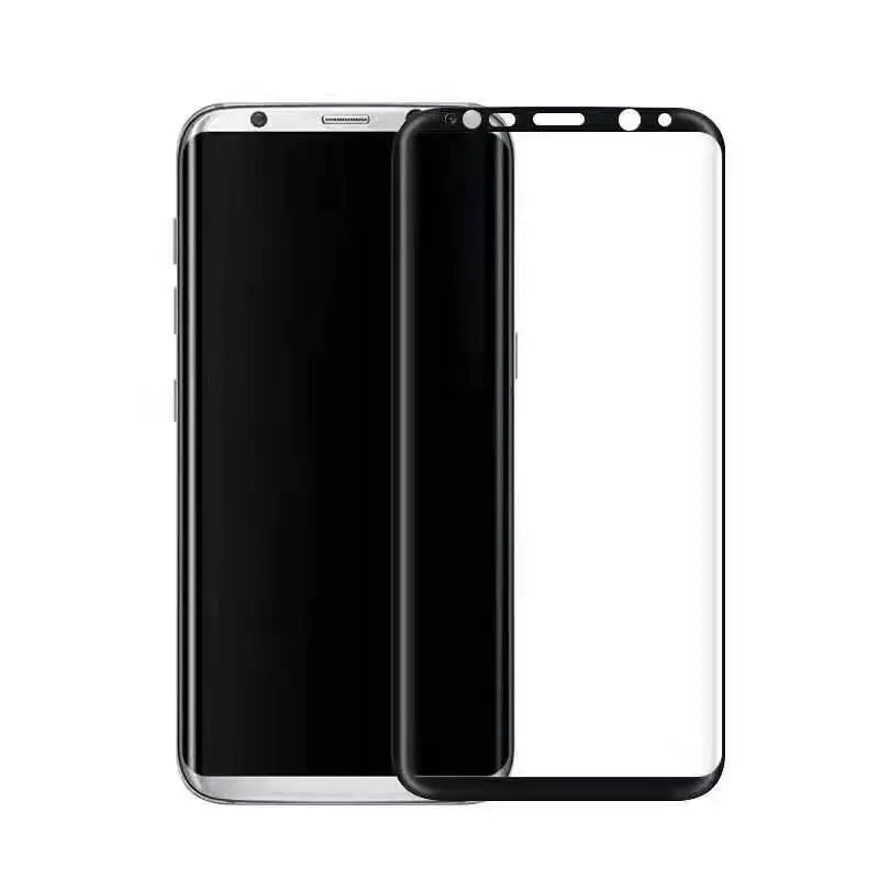 AINY New Full Cover Glue 3D Curved Case for Samsung Galaxy S8 S8+ Plus Friendly Gorilla Tempered Glass Screen Protector | Мобильные