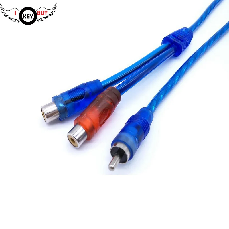 I Key Buy 1 разделитель на 2 RCA папа мама автомобильный усилитель видео AV линия двойной