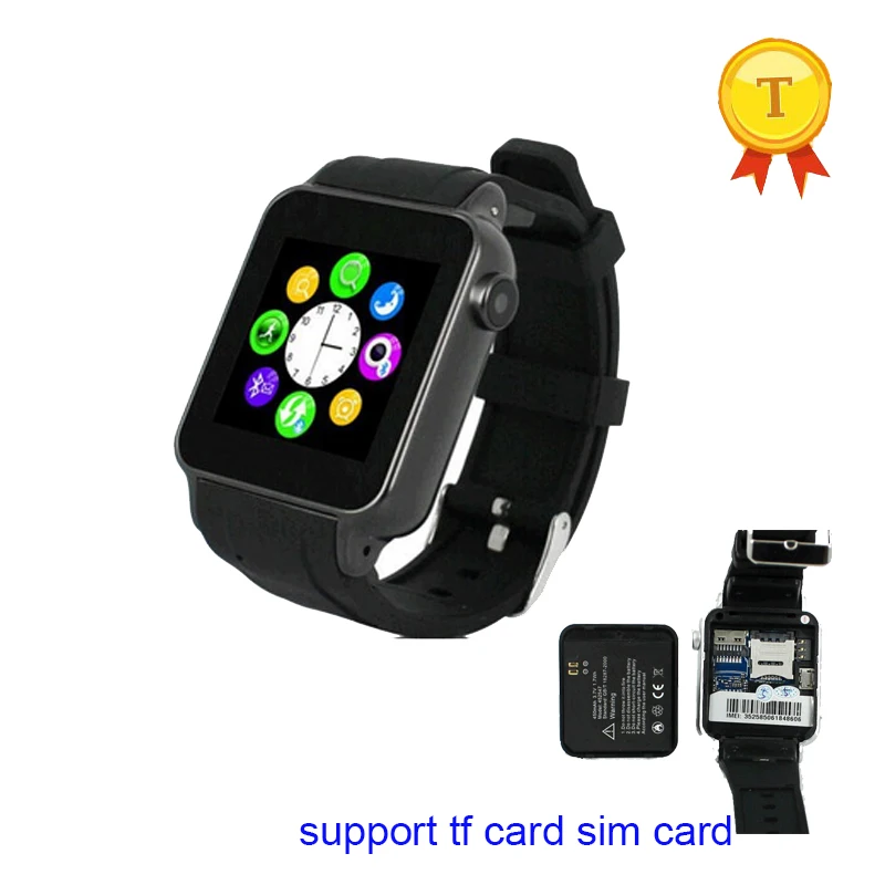 

1.54 inch Capacitive Touch Screen Bluetooth Smart Watch wristwatch phone watch for Cell Phone Support Sim Card 8GB TF card