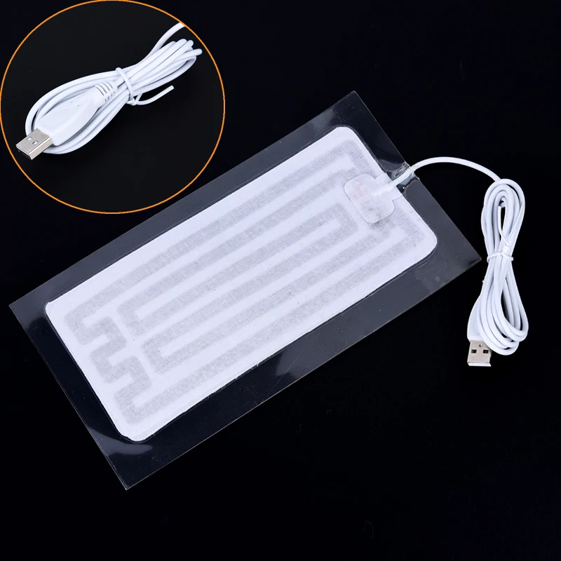 DIY DC 5 V USB зимний нагревательный элемент пленочный нагреватель 12*22 см для теплых поясных ремней