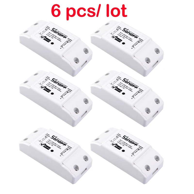 Интеллектуальный выключатель света Sonoff Basic интеллектуальная беспроводная (Wi Fi)