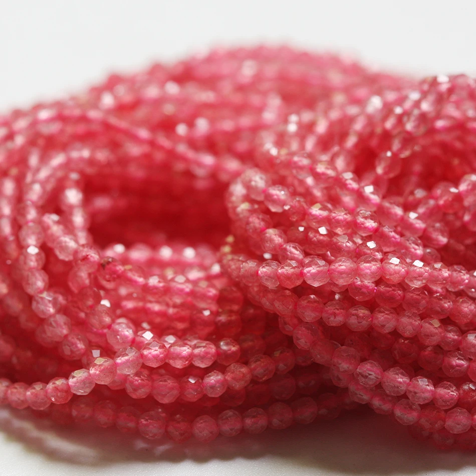 Полностью ограненные вручную бусины из натурального полудрагоценного