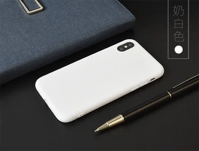 400 Роскошные однотонные чехлы для телефонов iPhone 11 Pro XR XS Max 6 6S 7 8 Plus X 11 7 Мягкие силиконовые карамельные цвета задняя крышка для телефона подарки - Цвет: 400