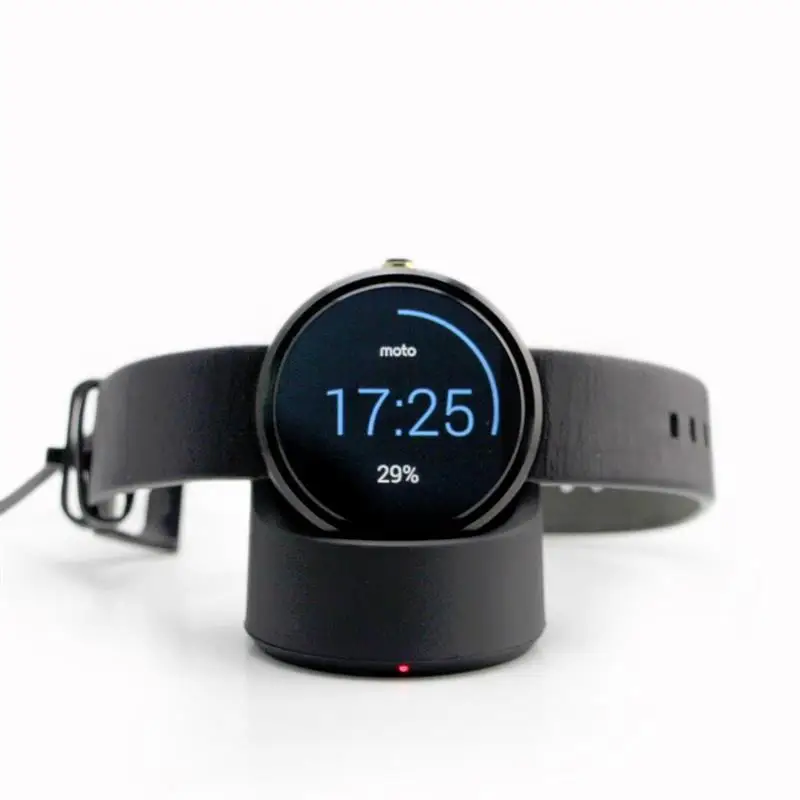 QI Беспроводное зарядное устройство для Moto 360 Motorola Watch Быстрая Зарядка Док
