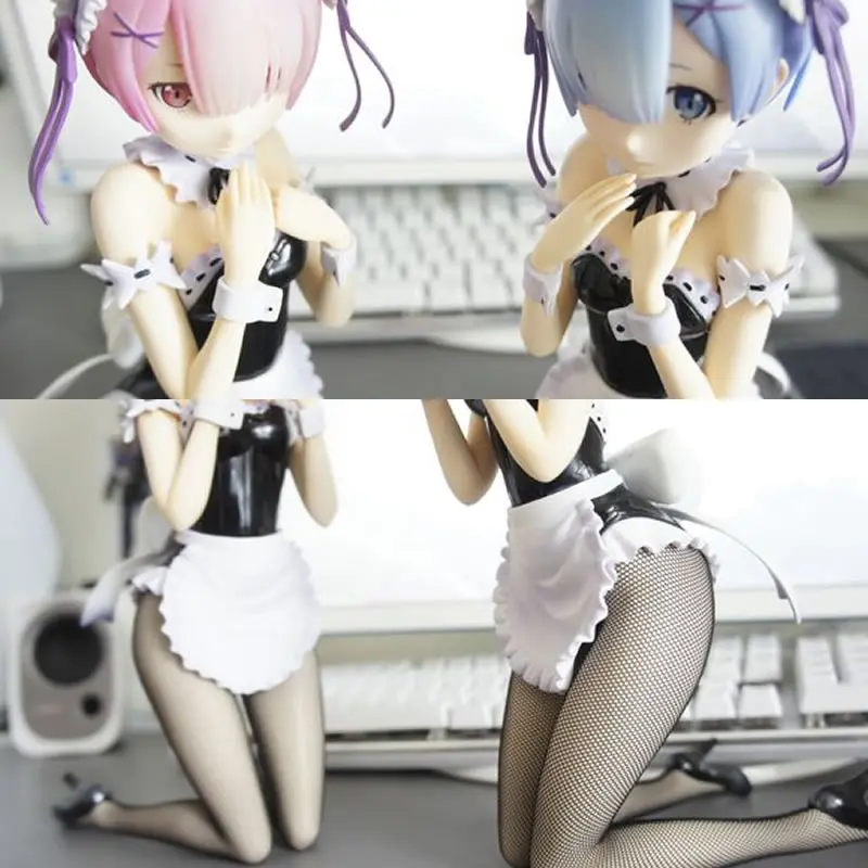 Re: жизнь в другой мир от нуля Rem Ram Bunny Ver до уровня колен Коллекция Модель Brinqueods ПВХ