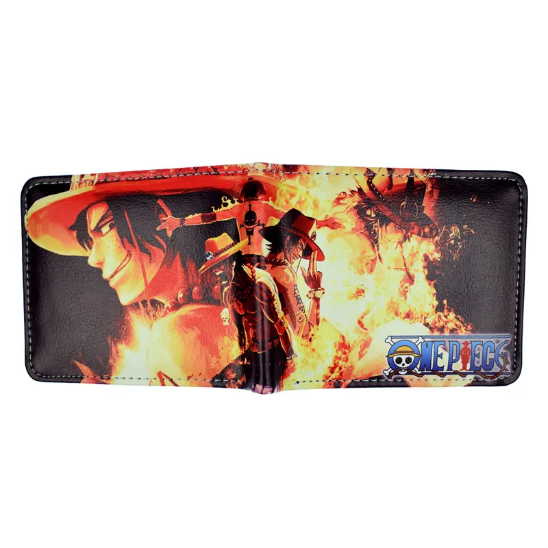Новое поступление один кусок бумажник Ace/Luffy монета карман кошелек Короткие Кошельки для молодых