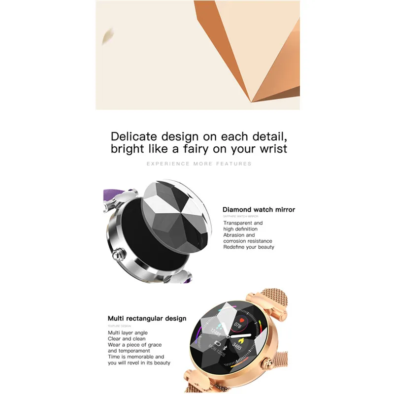 Мода 696 г. умный Браслет B80 для женщин леди сердечного ритма приборы измерения