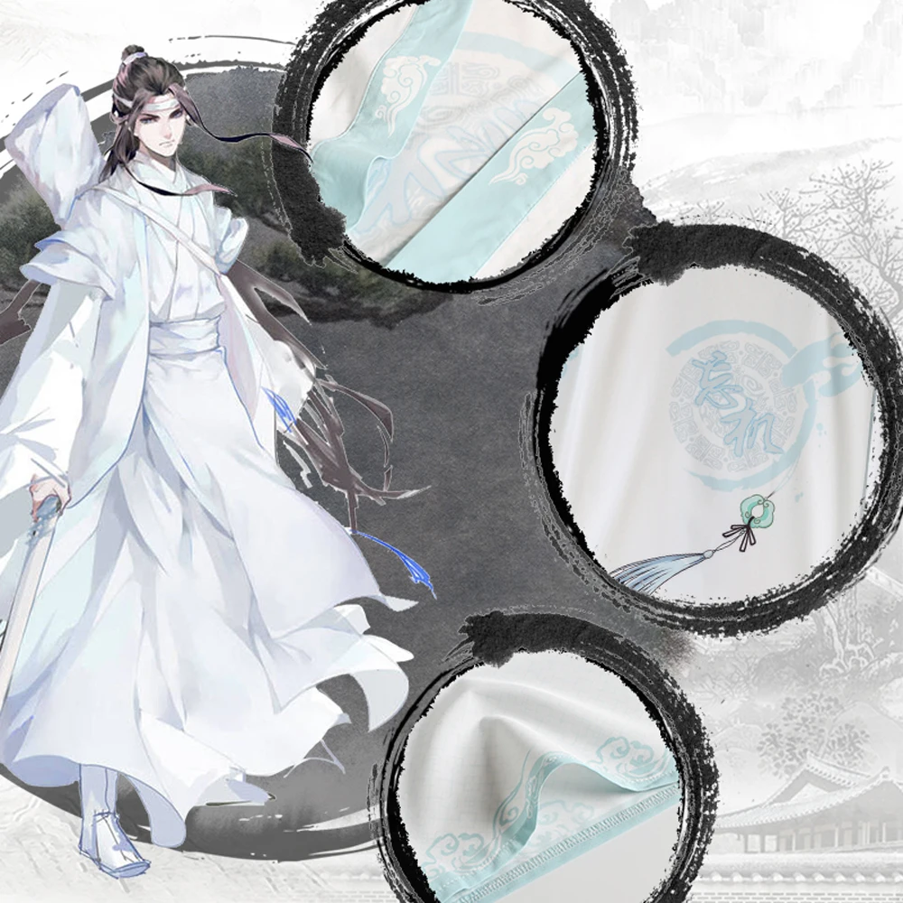 Giancomics аниме Mo Dao Zu Shi плащ пальто Wei Wuxian Lan Wangji костюм для косплея Grandmaster of Demonic
