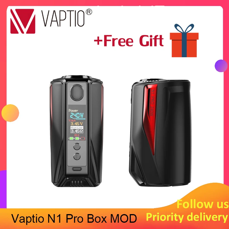 Vape mod Vaptio N1 Pro Box MOD 240 Вт n1 электронная сигарета впаривание подходит для двух