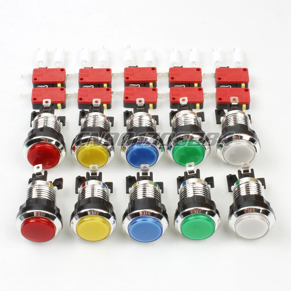 10x Новый 30 мм хромированный посеребренный светодиодный светильник с подсветкой