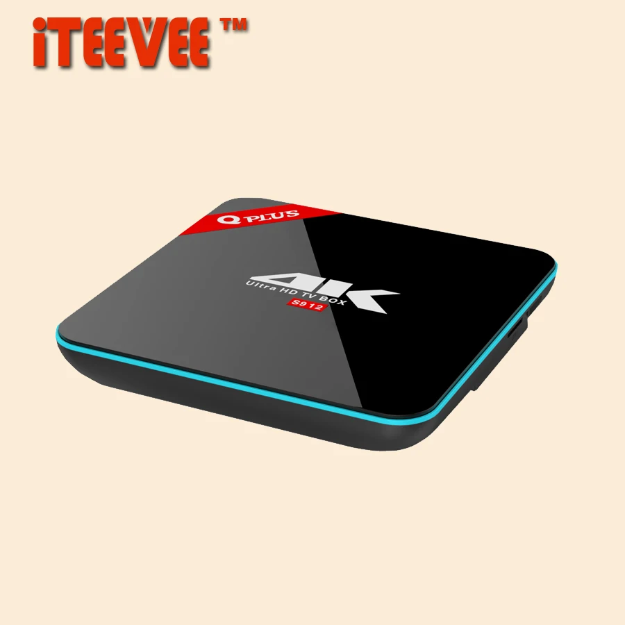 1 шт. Q Plus Amlogic 912 Android Tv Box 7,1 2G/16G 3g/32G 1000M LAN Wifi Blueth 4,0 KD 16,1 smart медиаплеер PK Q BOX X96