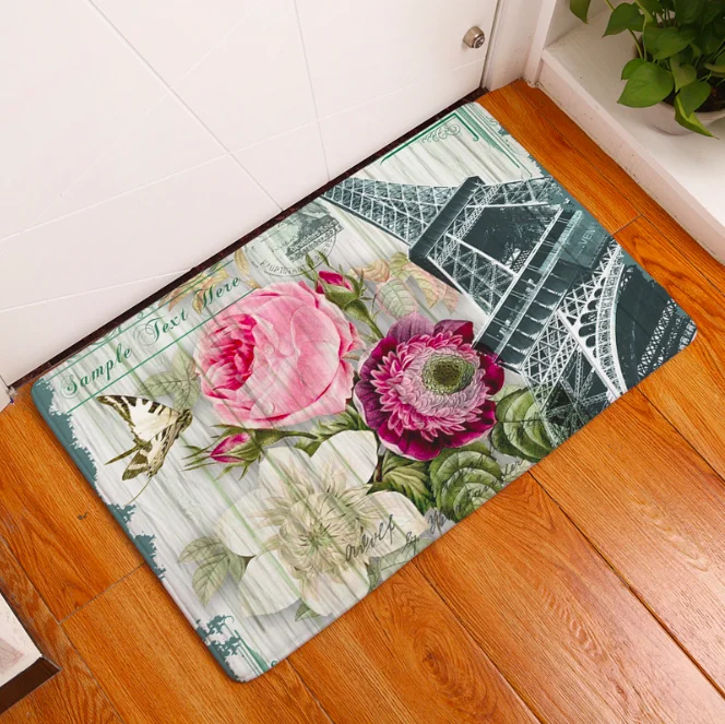 Париж Тауэр Лондон Биг Бен коврик для ванной кухня ковер декоративные