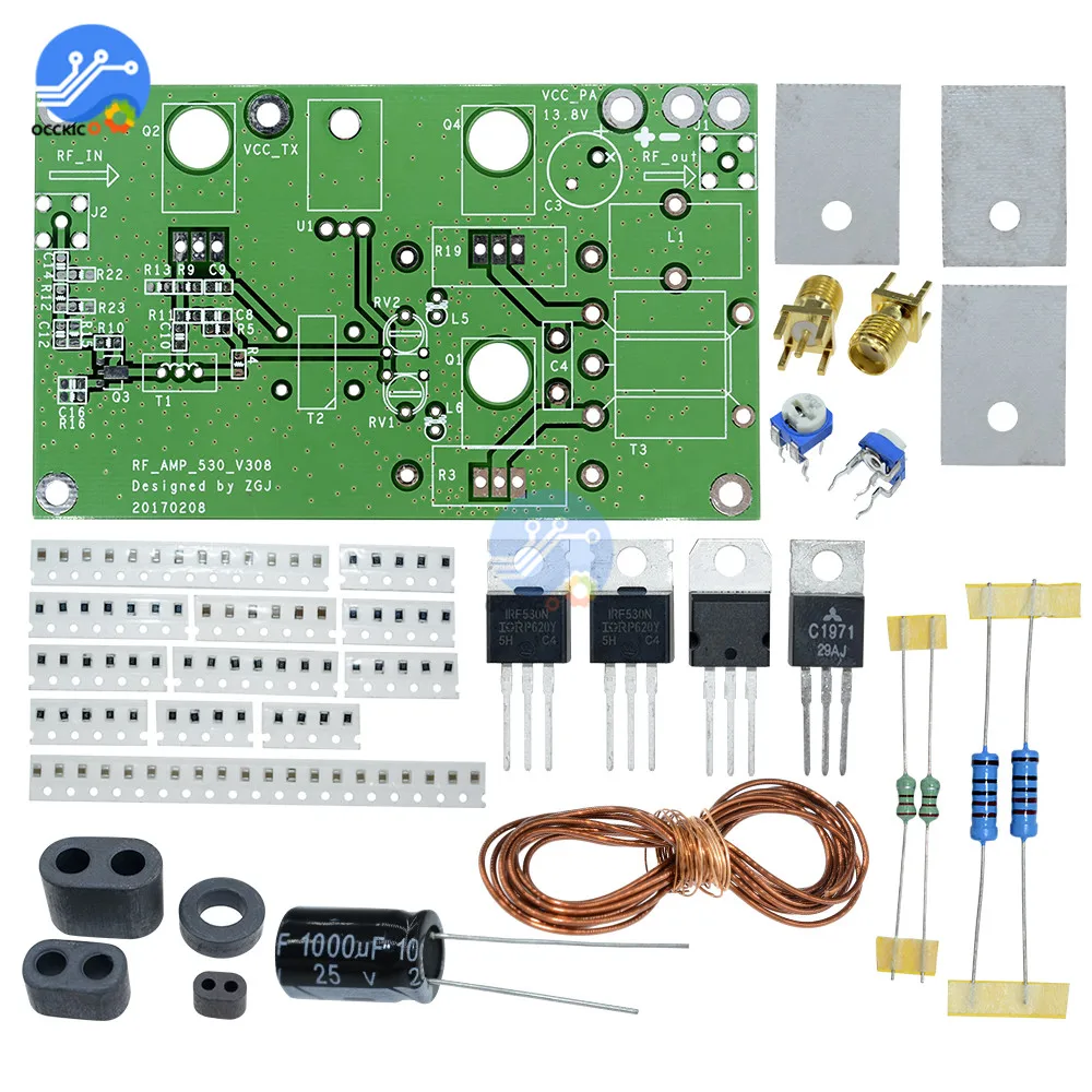 45 Вт SSB линейный усилитель мощности плата DIY Kit CW FM HF Радио приемопередатчик