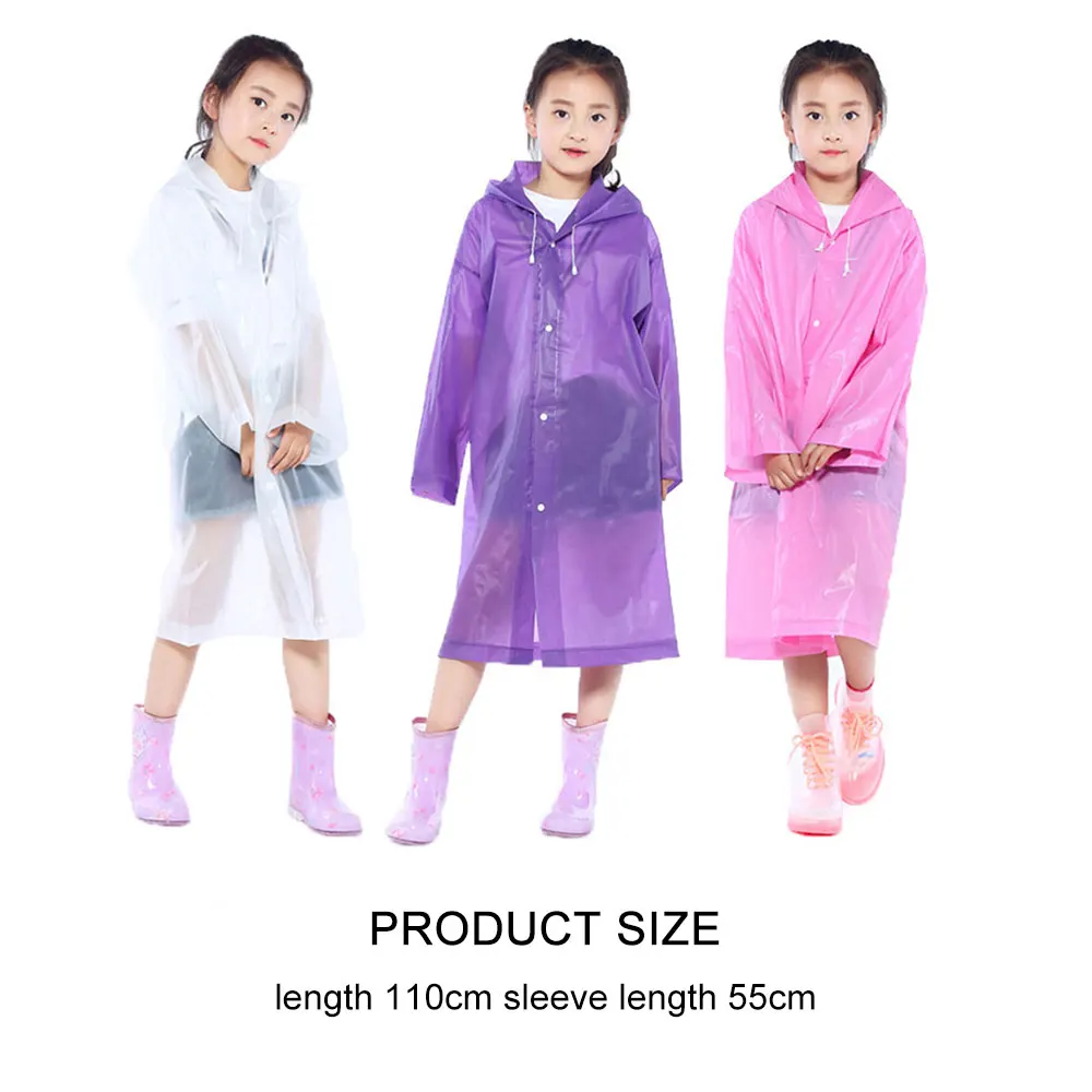 Unisex Adult Raincoat Rain Coat Hood Waterproof Emergency Hiking Hooded for Cover Drop Shipping 2mm Transparent | Дом и сад
