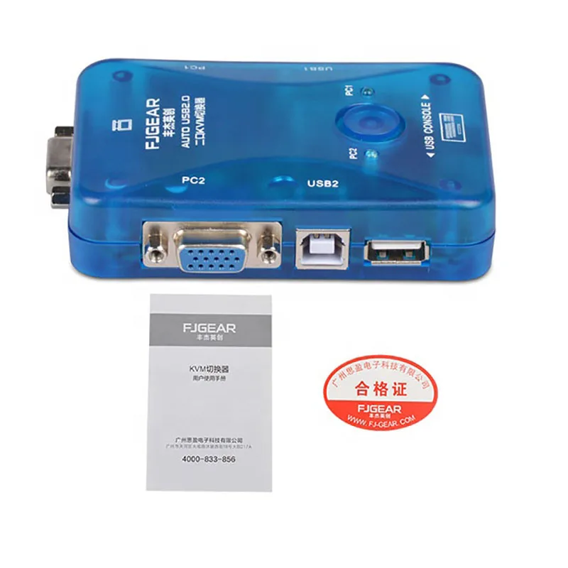 2 Порты USB KVM автоматический переключатель два в одном из Vga горячих клавиш хосты
