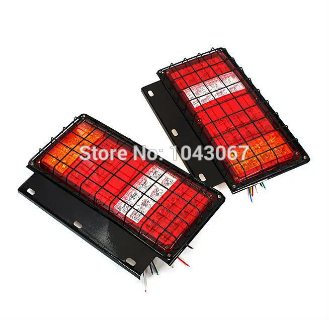 Dongzhen 2pcs 12 v светодиодный стоп задние фонари для прицепа автомобиля грузовика Ван Ute