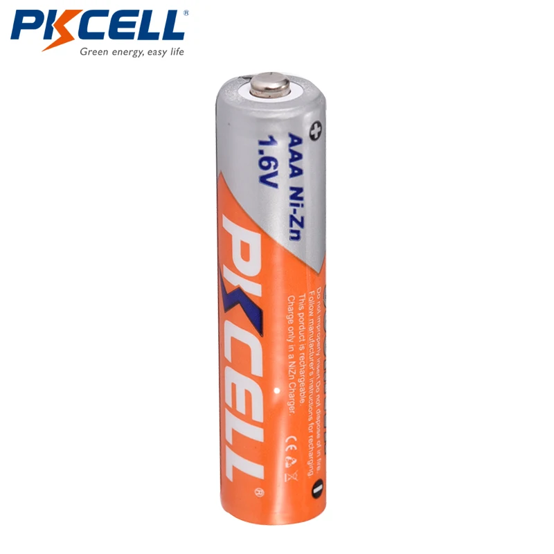 PKCELL 8 шт. 3A 1,6 в мwh Ni-Zn AAA никель-цинковая аккумуляторная батарея с 2 батареями Чехол-бокс для фонарика цифровой камеры