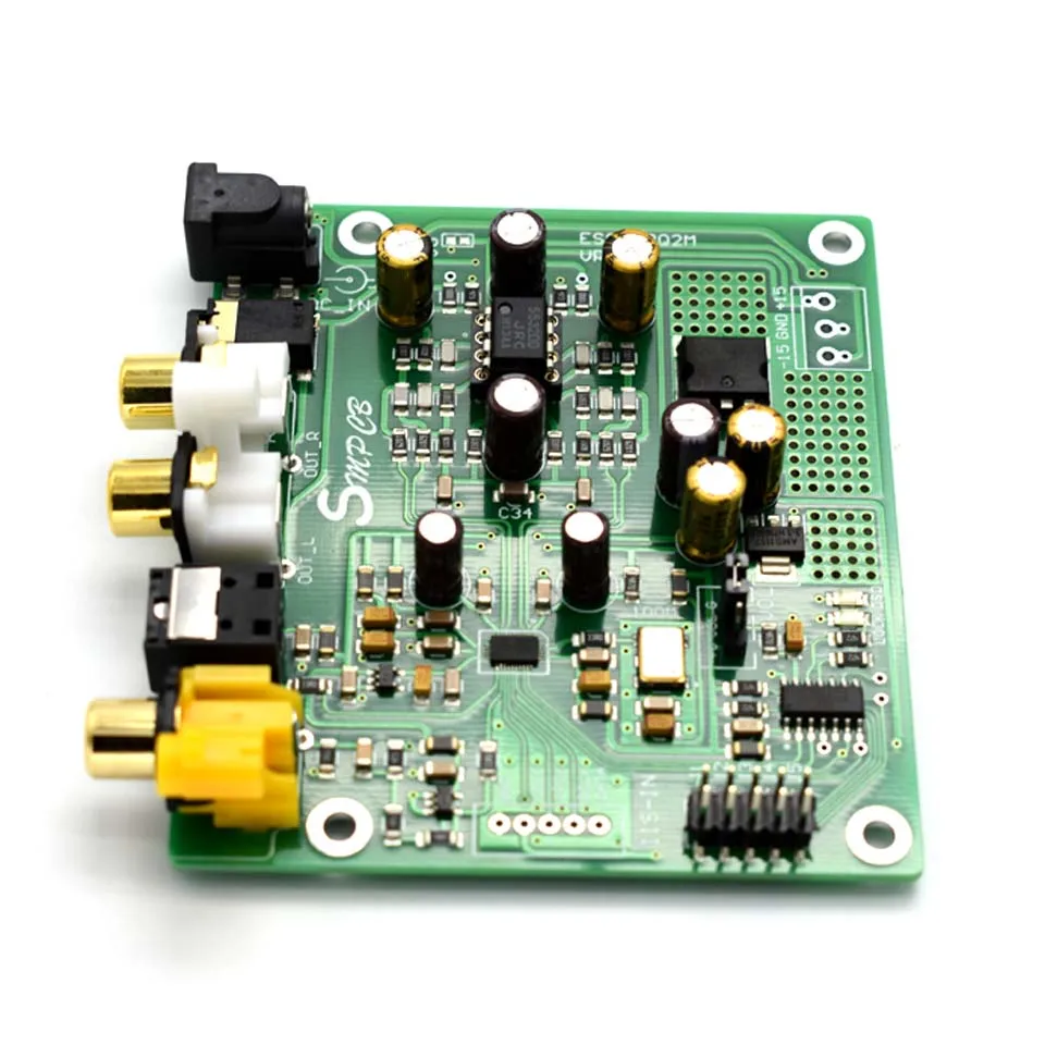 ES9038 Q2M DAC DSD декодер поддержка IIS 384 кГц коаксиальный волоконный DOP для усилители Hi Fi