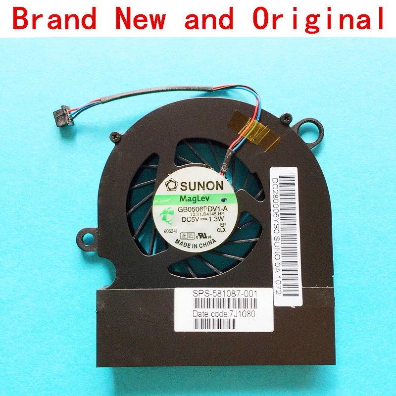 

New laptop CPU cooling fan Cooler radiator Notebook for HP Probook 5310M 5310 SPS-581088-001 SPS-581087-001 581087-001 series