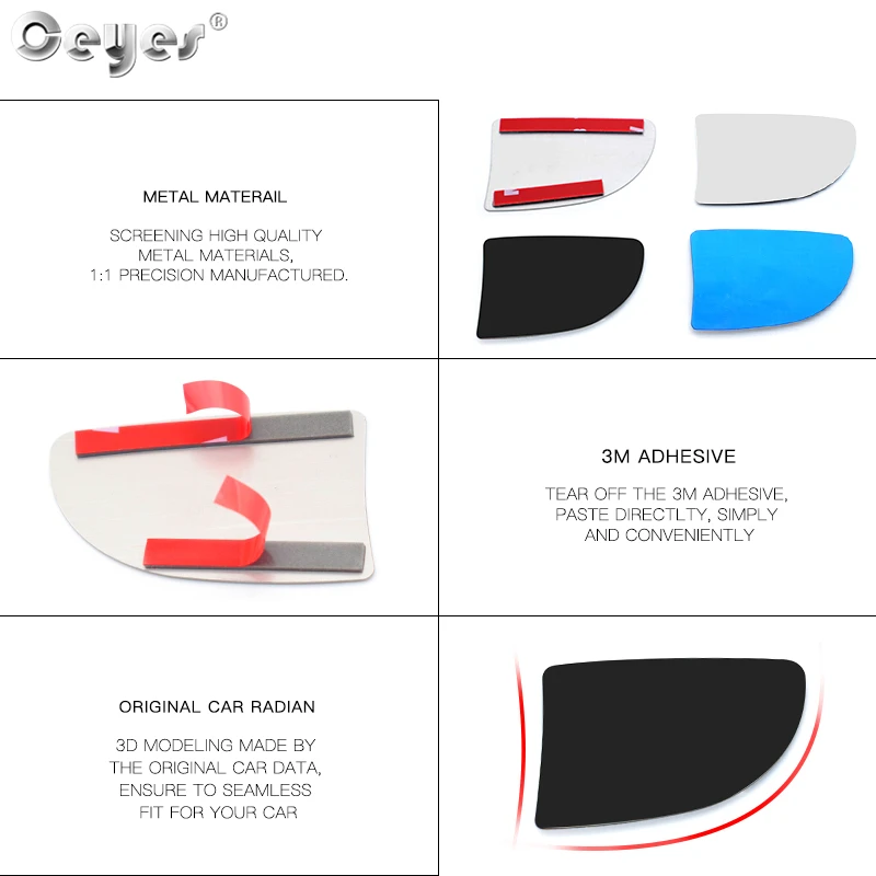 Ceyes Car Styling Auto Accessories Door Bowl Handle Cover Trim Interior Stickers Case For Toyota Corolla 2016 2017 2018 4pcs | Автомобили