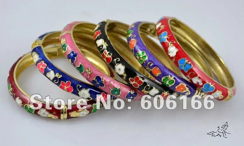 Женские браслеты манжеты из металлического сплава 4 шт. 10 мм традиционный