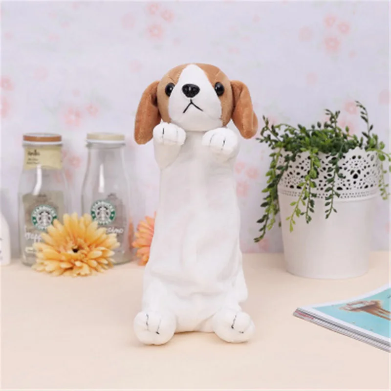 2019 Kawaii Animal школьная мягкая плюшевая игрушка Чихуахуа сумка для собак Papelaria пенал