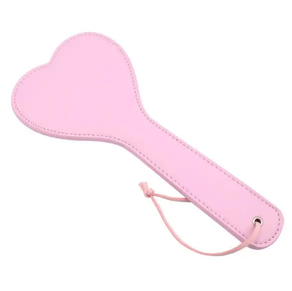 Из искусственной кожи сексуальная весло в форме сердца кнут косплэй костюм БДСМ