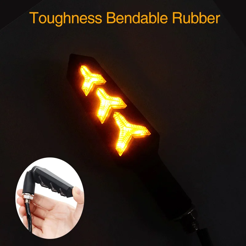 4 шт. СВЕТОДИОДНЫЕ Сигналы поворота для мотоцикла мигающие огни встроенное реле