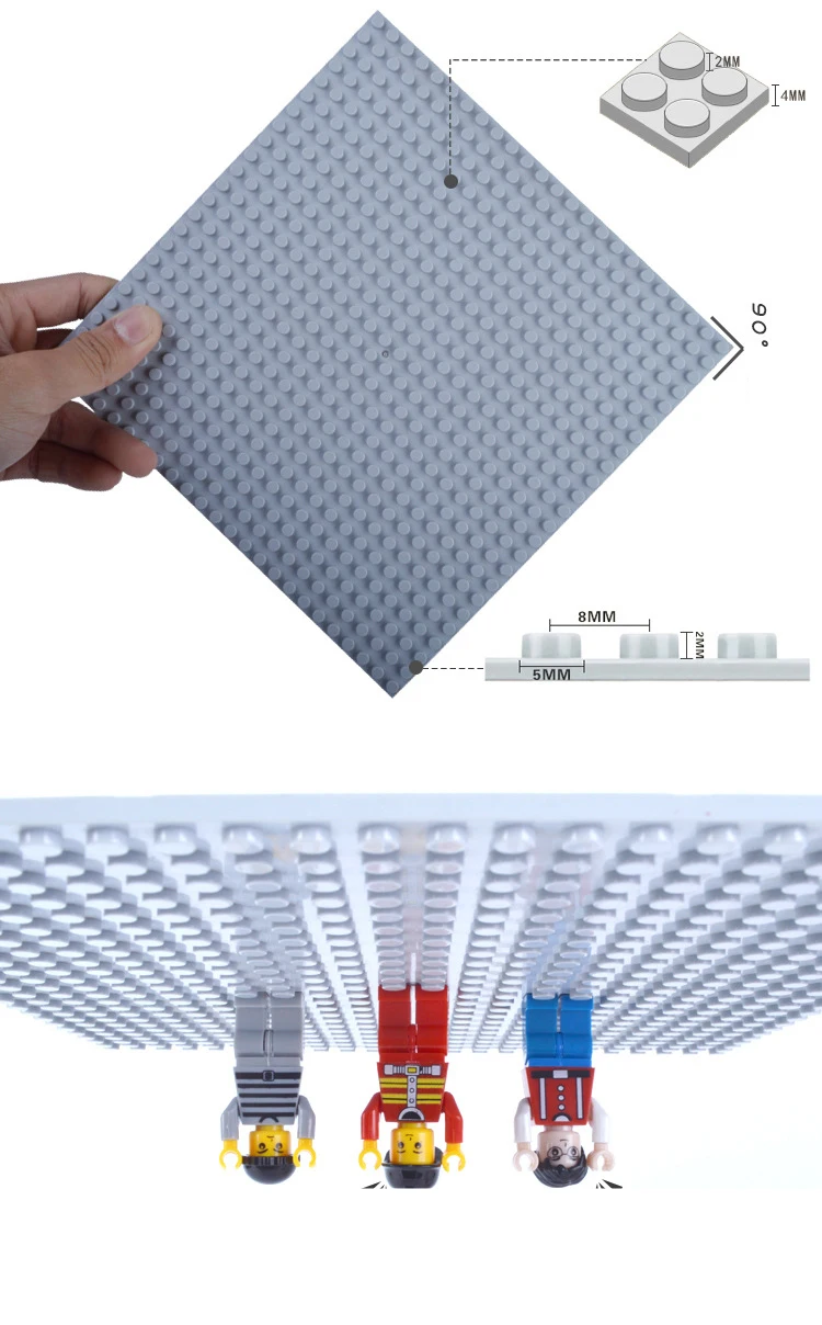 19*19 см 24 * 24Dot ABS Пластик DIY опорная плита Для трансформеров маленькие фигурки из