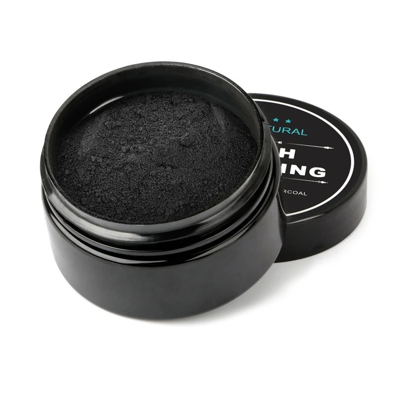Порошок для отбеливания зубов натуральный органический активированный уголь
