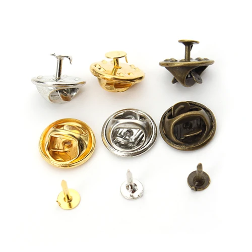 

50sets/lot 11.5x5mm Antique Bronze/Gold/Rhodium Color Butterfly Brooch Holder Base for DIY Jewelry Findings Wholesale F11