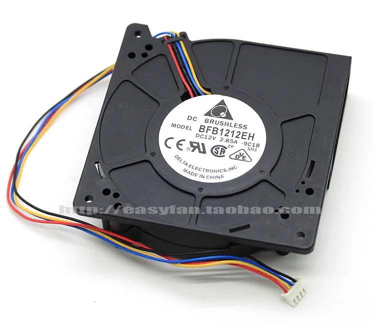Вентилятор охлаждения сервера Detla Electronics BFB1212EH 9C1B DC 12 В 120 А 120x32 мм | Компьютеры и