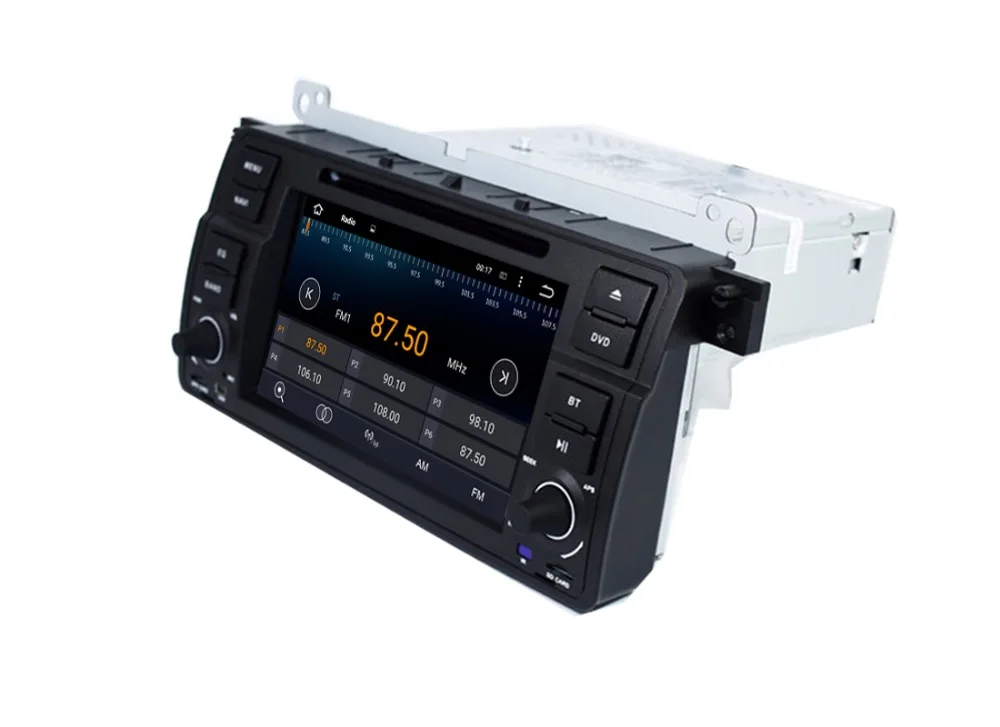 Автомобильный DVD плеер 7 дюймов HD 1024X600 Android 1 для BMW E46 M3 Wi Fi 4G GPS Bluetooth радио USB SD